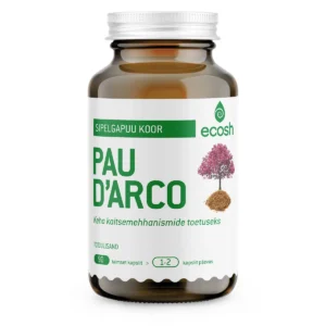 PAU D’ARCO e. Sipelgapuu koore kapslid