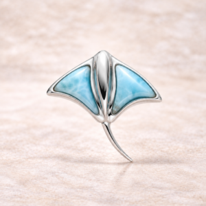Larimar hõberipats „Manta“