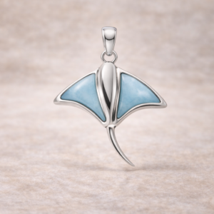 Larimar hõberipats „Manta“